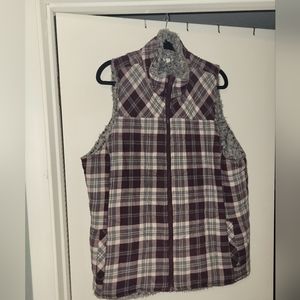 Plaid vest